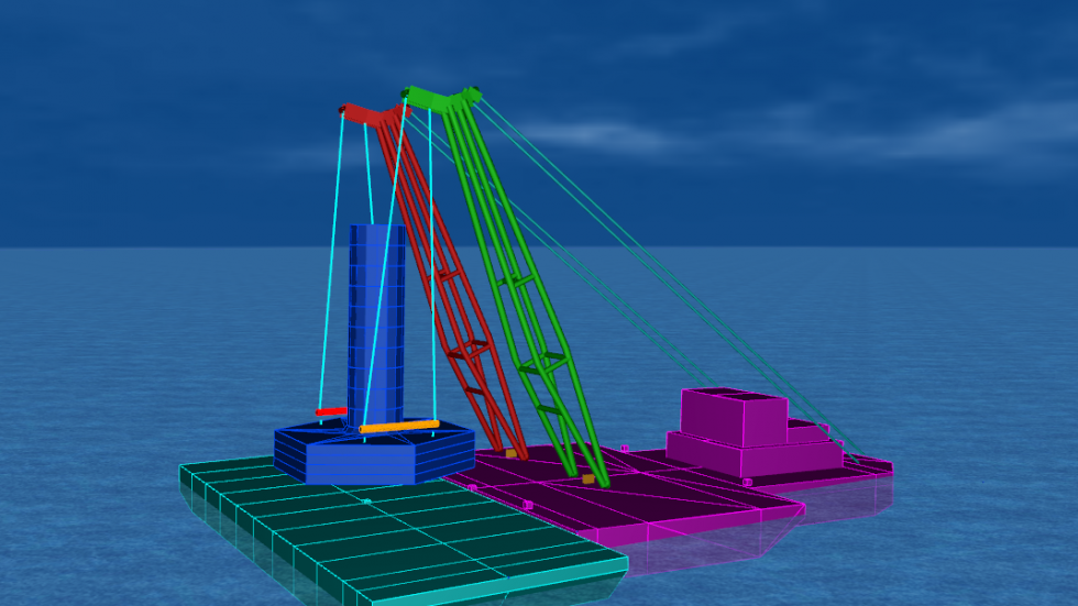 Dynamic Lift Analysis Twin Lift vessel Orca Offshore
