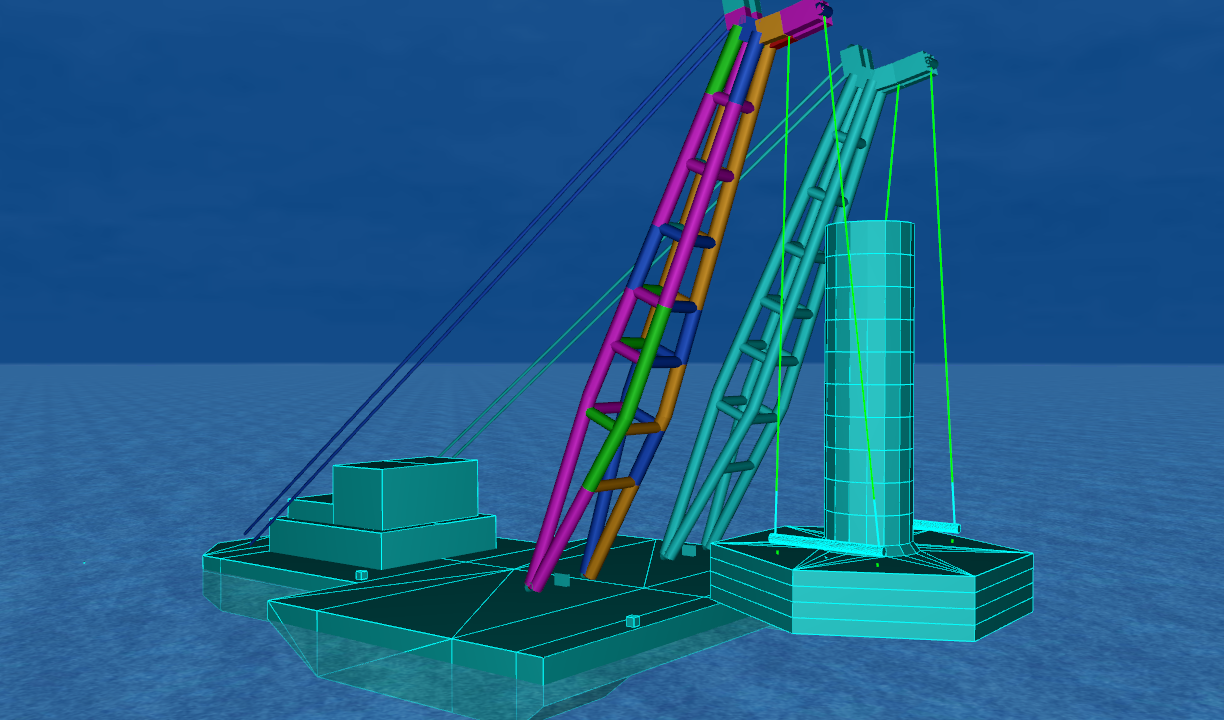 Dynamic Lift Analysis Twin Lift vessel Orca Offshore